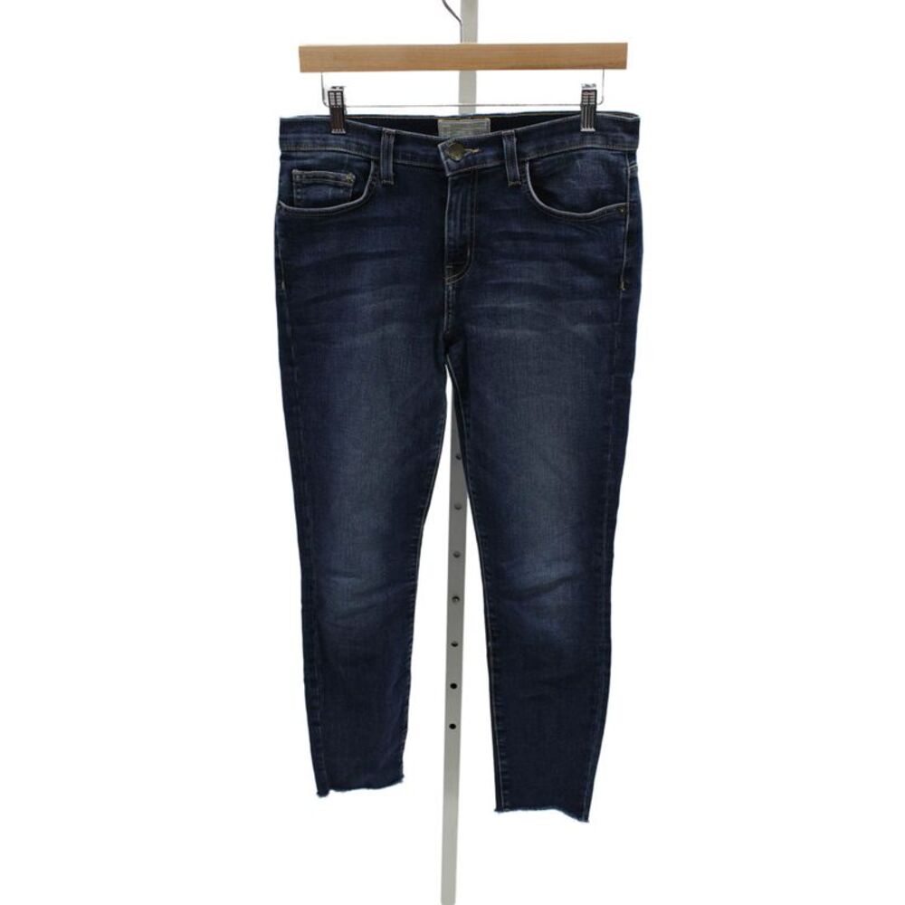 Current/Elliott Women Skinny Jeans Blue Cotton High Rise Inseam 28 Size 29